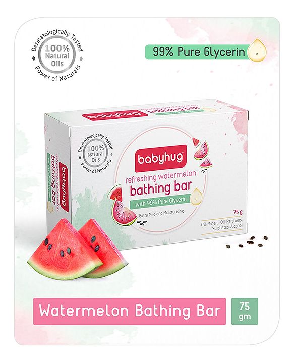 Babyhug Soothing Lavender Glycerin Bathing Bar - 75 g
