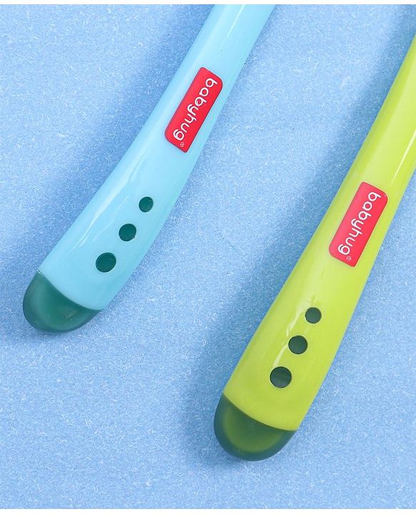 Babyhug Heat Sensitive Spoons Pack of 2 - Green Pink