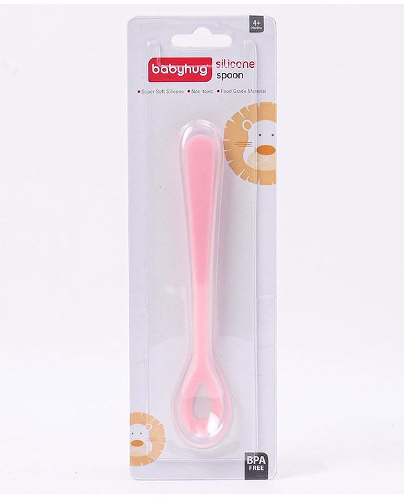 Babyhug Silicone Spoon - Pink
