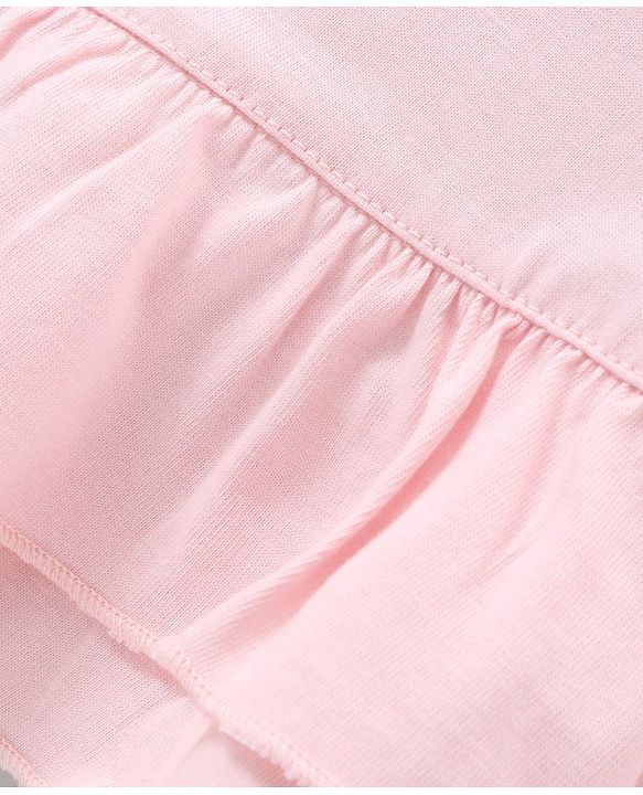 Pine Kids Short Sleeves Biowashed Top Heart Print - Pink