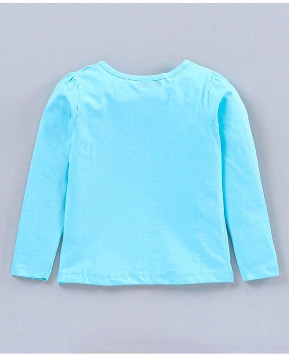 Pine Kids Full Sleeves Biowash Tees Pack of 2 - Blue Peach