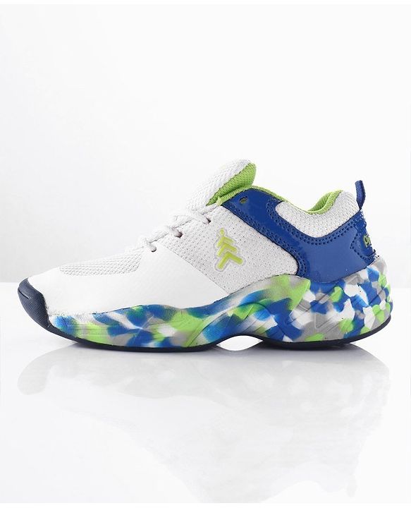 Pine Kids Sports Shoes - White Blue