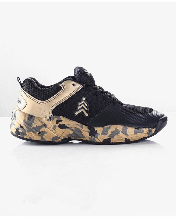 Pine Kids Sports Shoes - Black Beige