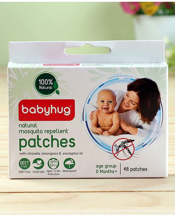 Babyhug Waterproof Natural Mosquito Repellent Patches - 48 Pieces