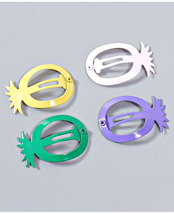 Babyhug Hair Pins And Clips Multicolor - Pack of 12