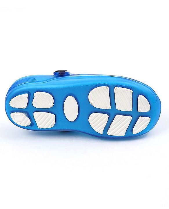 Pine Kids Clogs with Backstrap Ball Patch - Blue