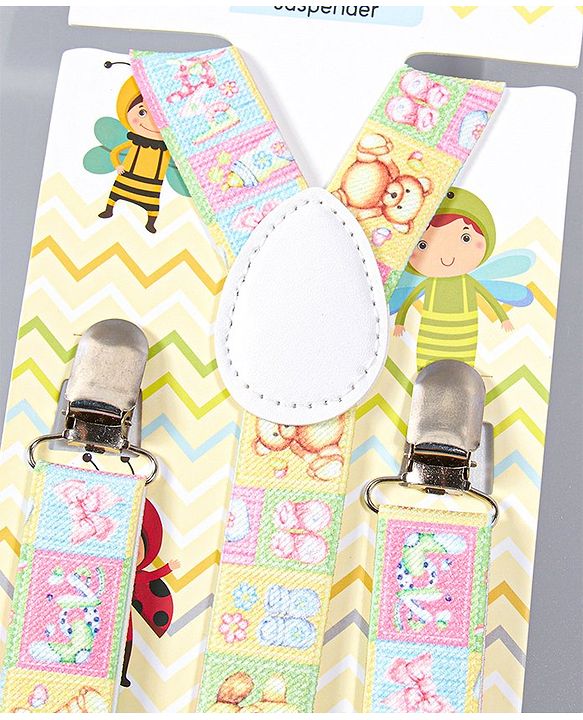 Babyhug Suspenders Animal Print - Multicolour