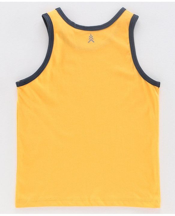 Pine Kids Sleeveless Anti Microbial and Biowash Vest Pack of 3 - Yellow