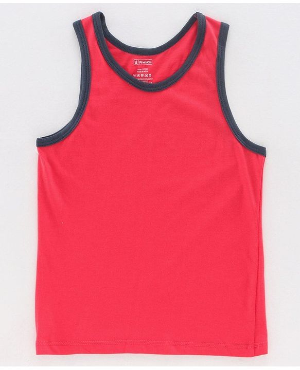 Pine Kids Sleeveless Anti Microbial and Biowash Vest Pack of 3 - Yellow