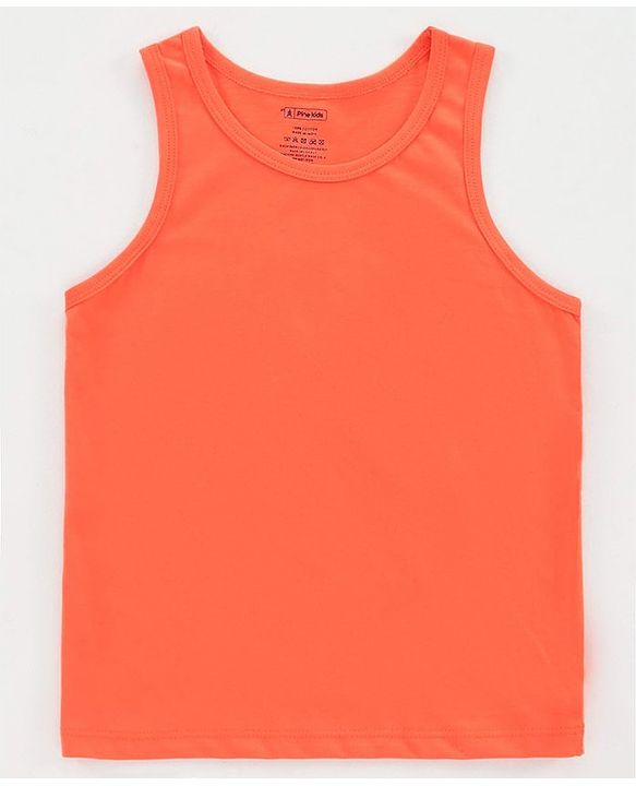 Pine Kids Sleeveless Anti Bacterial Vest Pack of 3 - Multicolor