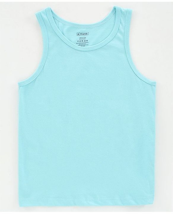 Pine Kids Sleeveless Anti Bacterial Vest Pack of 3 - Multicolor