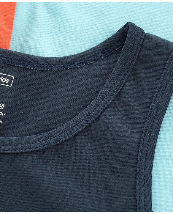 Pine Kids Sleeveless Anti Bacterial Vest Pack of 3 - Multicolor