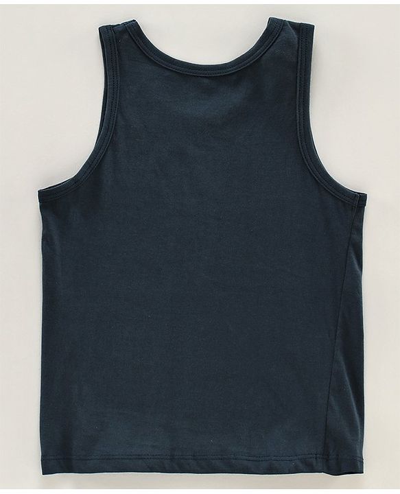 Pine Kids Sleeveless Anti microbial & Biowash Vests Pack of 3 - Red Navy Blue White