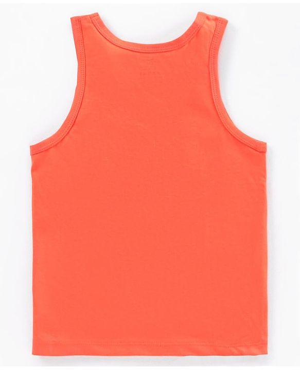 Pine Kids Anti Microbial & Biowashed Sleeveless Vests Pack of 2 - Orange Green