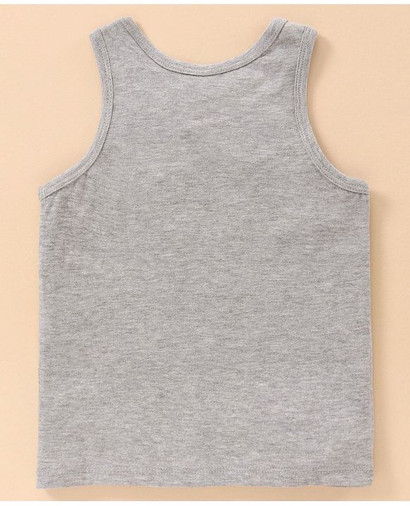 Pine Kids 100% Cotton Sleeveless Biowashed & Antimicrobial Vests Pack of 2 - Multicolor