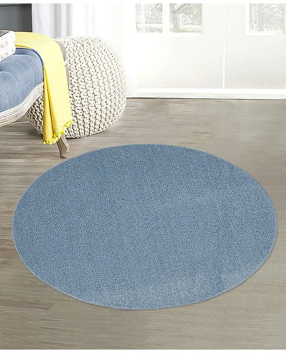 Blue carpet store floor mats