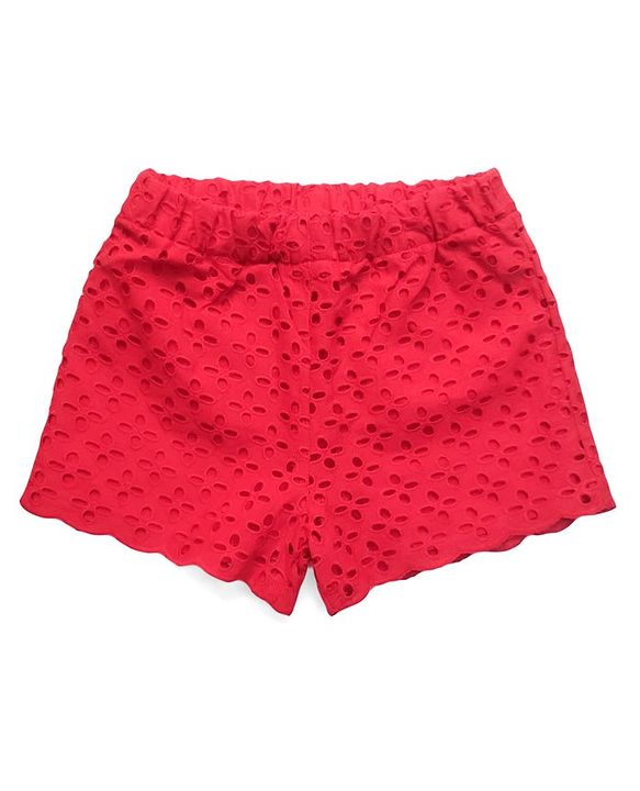 Babyhug Sleeveless Top & Shorts Bow Appliques - Navy Blue  Red