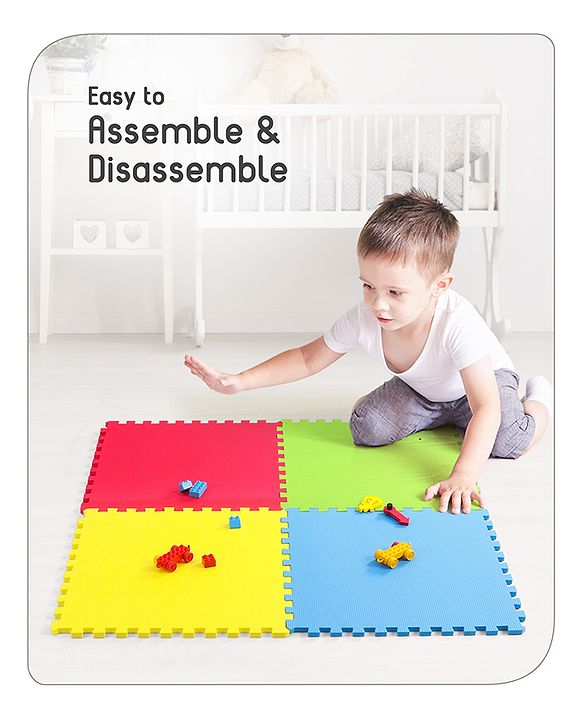 Babyhug EVA foam Floor Puzzle Playmat (Colour May vary)