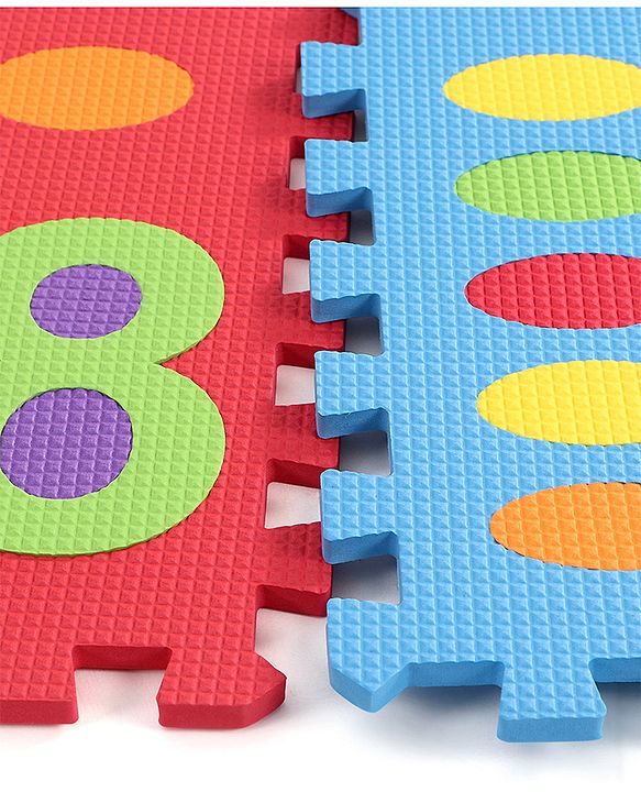 Babyhug Pop Out Playmat Numbers & Shapes Floor Mat (Colour May vary)
