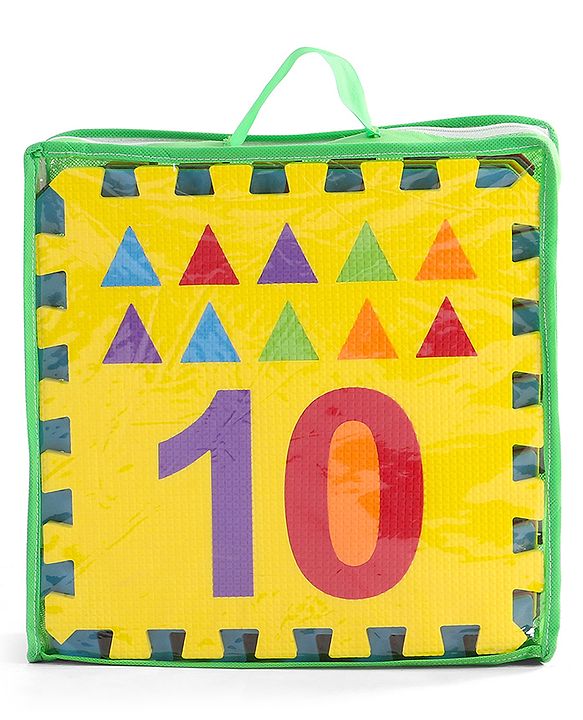 Babyhug Pop Out Playmat Numbers & Shapes Floor Mat (Colour May vary)