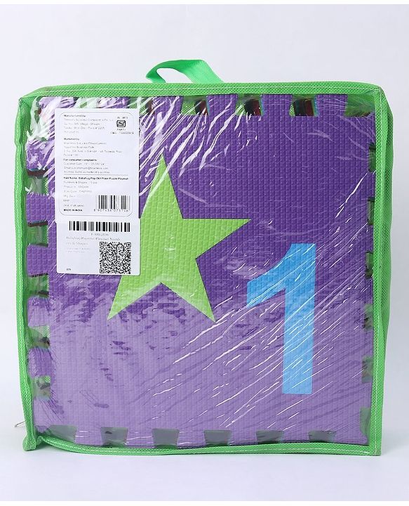 Babyhug Pop Out Playmat Numbers & Shapes Floor Mat (Colour May vary)