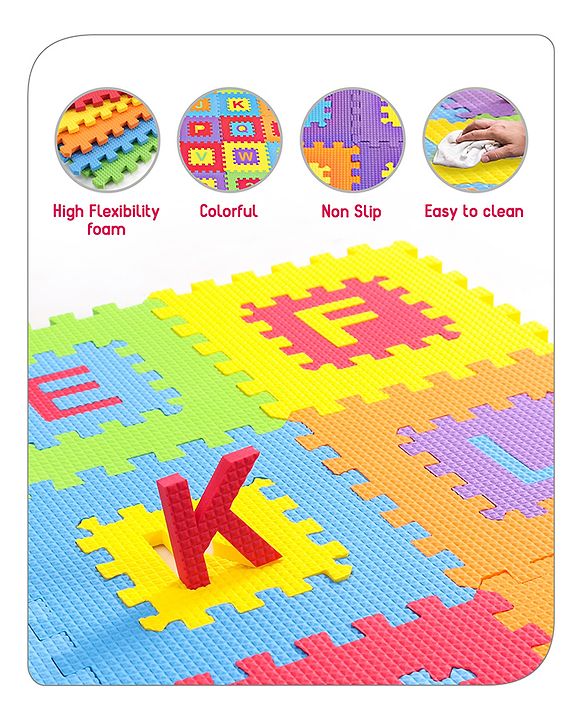 Babyhug Pop Out Playmat Numbers & Shapes Floor Mat (Colour May vary)