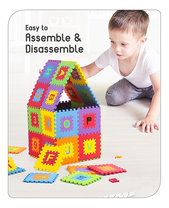 Babyhug Pop Out Playmat Numbers & Shapes Floor Mat (Colour May vary)