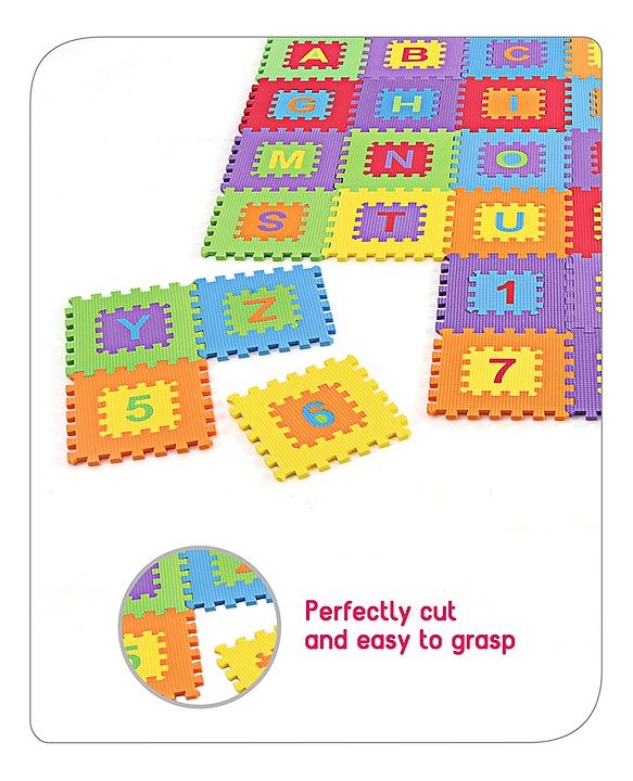 Babyhug Pop Out Playmat Numbers & Shapes Floor Mat (Colour May vary)