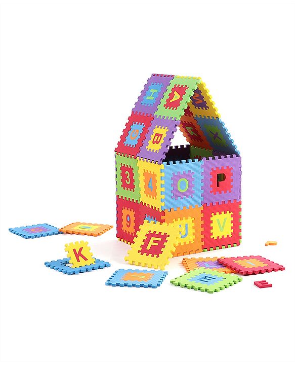 Babyhug Pop Out Playmat Numbers & Shapes Floor Mat (Colour May vary)