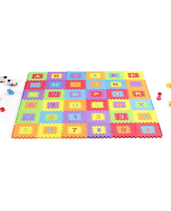 Babyhug Pop Out Playmat Numbers & Shapes Floor Mat (Colour May vary)
