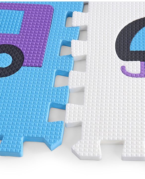 Babyhug Pop Out Floor Puzzle Playmat with Fence (Colour May vary)