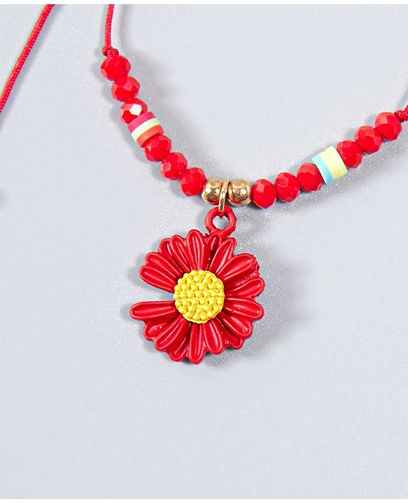 Babyhug Flower Bracelet - Red