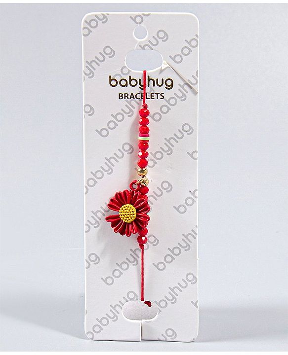 Babyhug Flower Bracelet - Red