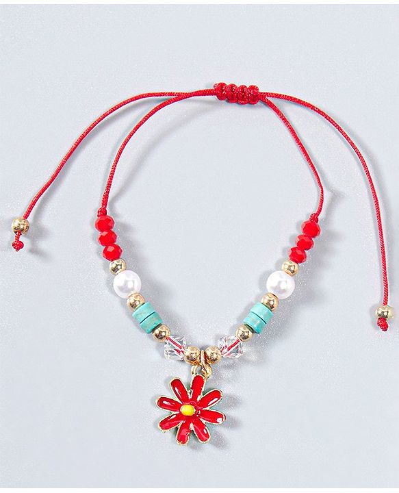 Babyhug Flower Bracelet - Red