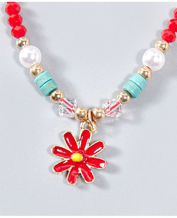 Babyhug Flower Bracelet - Red