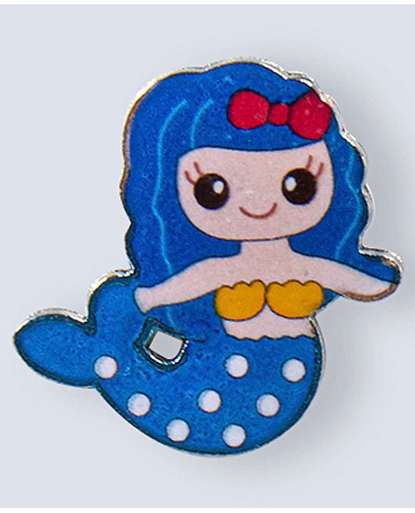Babyhug Mermaid Earrings- Blue