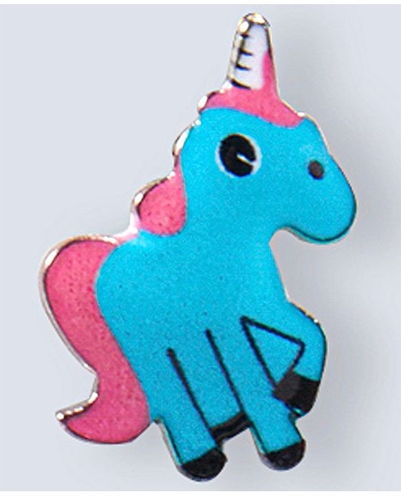 Babyhug Unicorn Earrings - Blue
