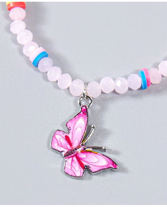 Babyhug Bracelets with Attached Butterfly - Pink