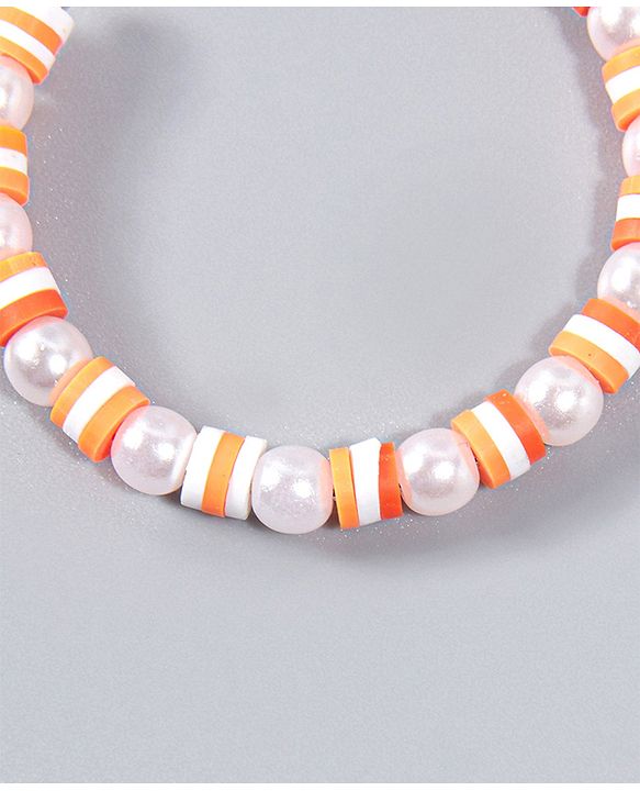 Babyhug Round Earrings - Orange