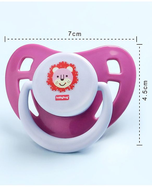 Babyhug Pacifier with PP Case Pack of 2 - Purple Blue