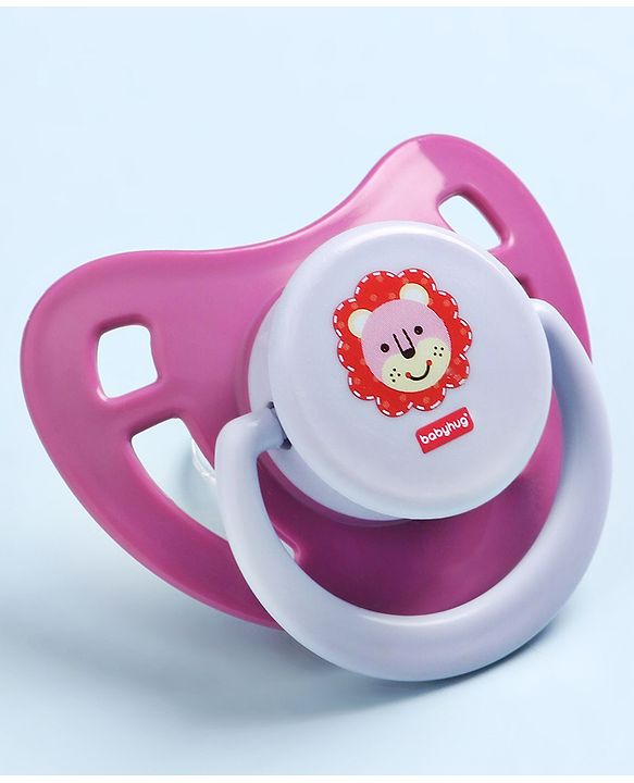 Babyhug Pacifier with PP Case Pack of 2 - Purple Blue