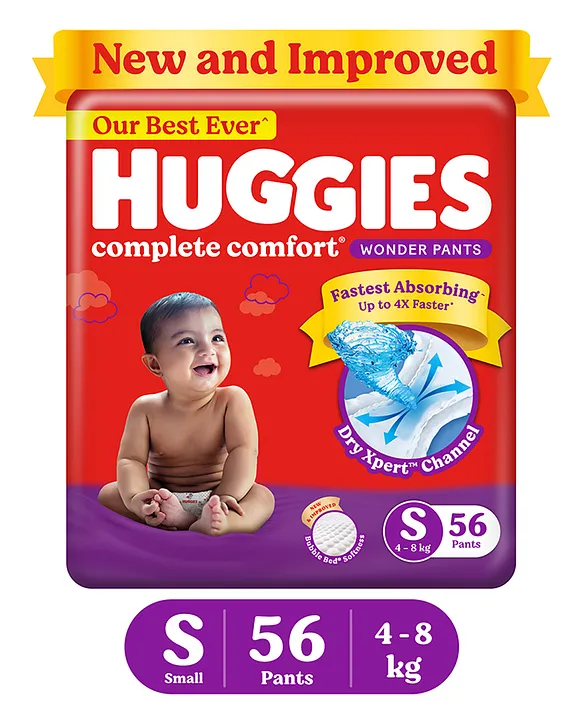 Buy Huggies Wonder Pants Diapers - Extra Small Size Online at Best