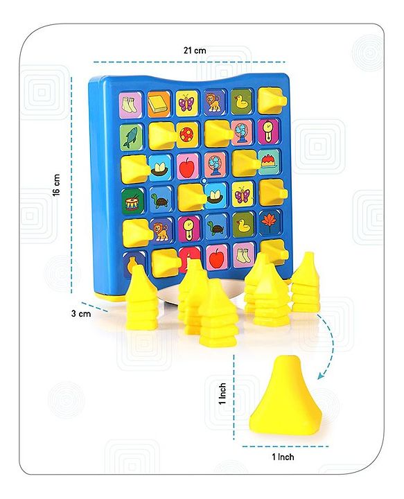 Babyhug Advanced Matching Memory Game - Multicolor
