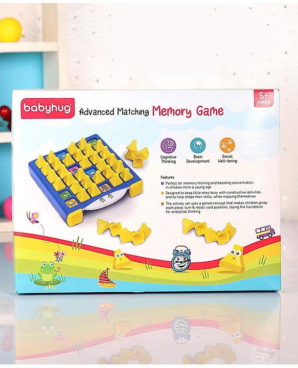 Babyhug Advanced Matching Memory Game - Multicolor