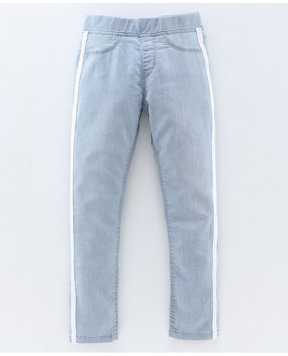 Pine Kids Full Length Emzyme Softerner Wash Jeggings - Blue