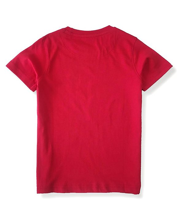 Pine Kids Half Sleeves Biowashed 100% Cotton T-shirt - Multicolour