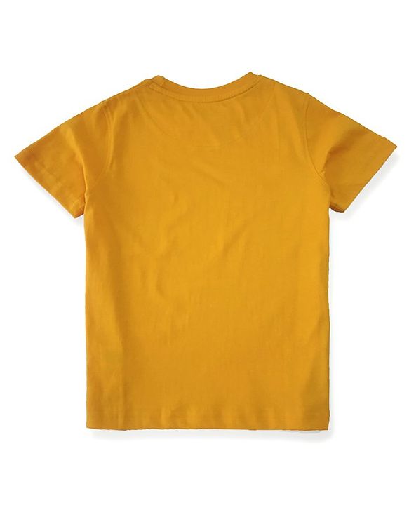 Pine Kids Half Sleeves Biowashed 100% Cotton T-shirt - Multicolour