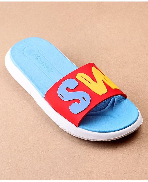 Pine Kids Solid Color Flip Flop - Red