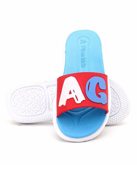 Pine Kids Solid Color Flip Flop - Red