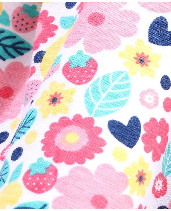 Babyhug Skirt Floral Print - Multicolour
